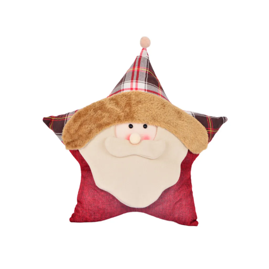 Милые рождественские Подушки украшение для дома праздничные подушки модные