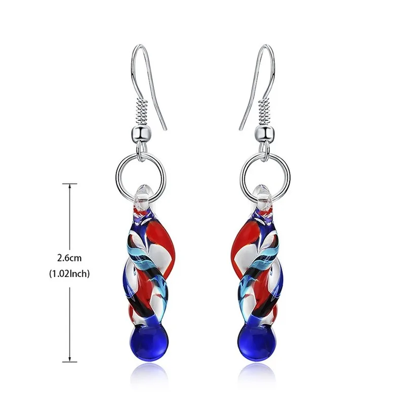 Комплект из колье и серёг с синими кристаллами | Украшения аксессуары