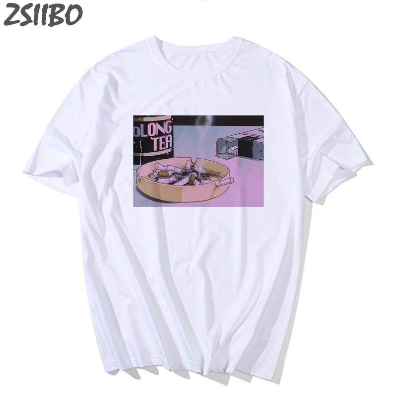 Новая футболка поступление сад аниме парным принт эстетическое Япония отаку