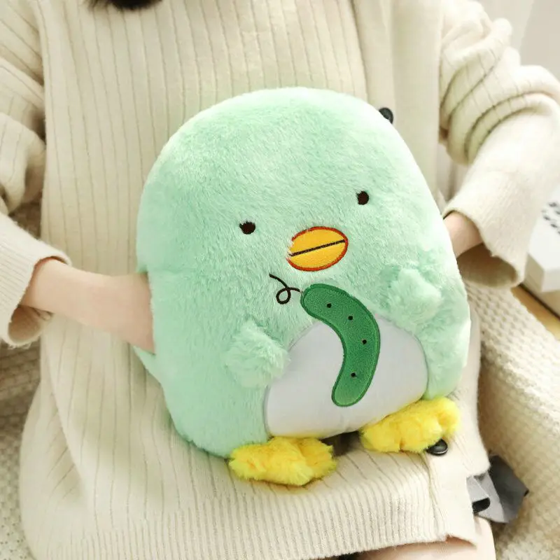 Японская плюшевая игрушка в стиле аниме Пингвин полярный медведь грелка для рук