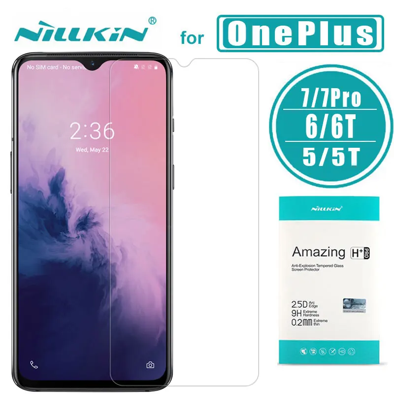 Nillkin Oneplus 7T 7 6T 6 5 T закаленное стекло 1 + 9H Pro 2.5D прозрачное Защитная пленка для