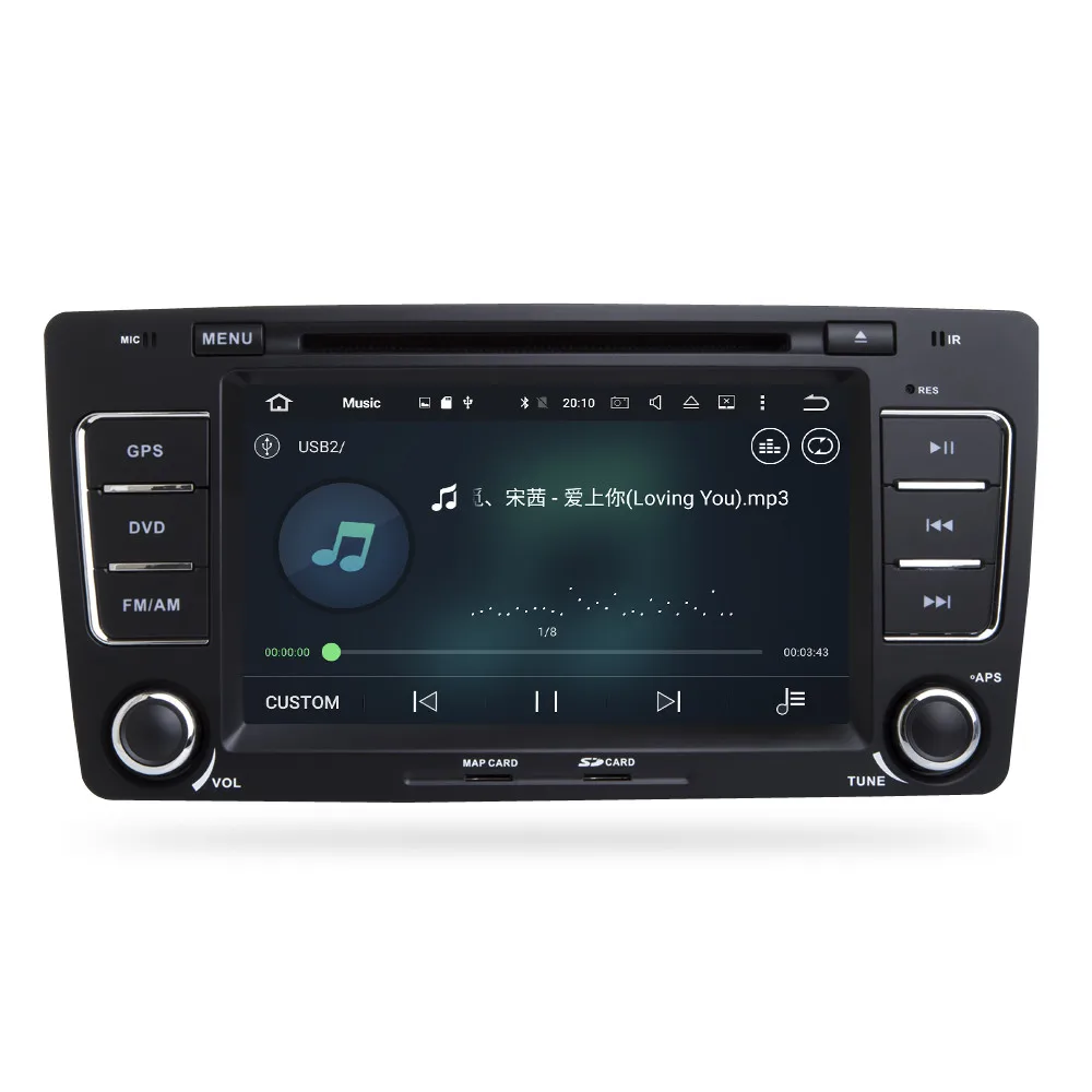 4G RAM Android 9 0 автомобильное радио DVD мультимедиа для Skoda Octavia 2009-2013 стерео плеер GPS