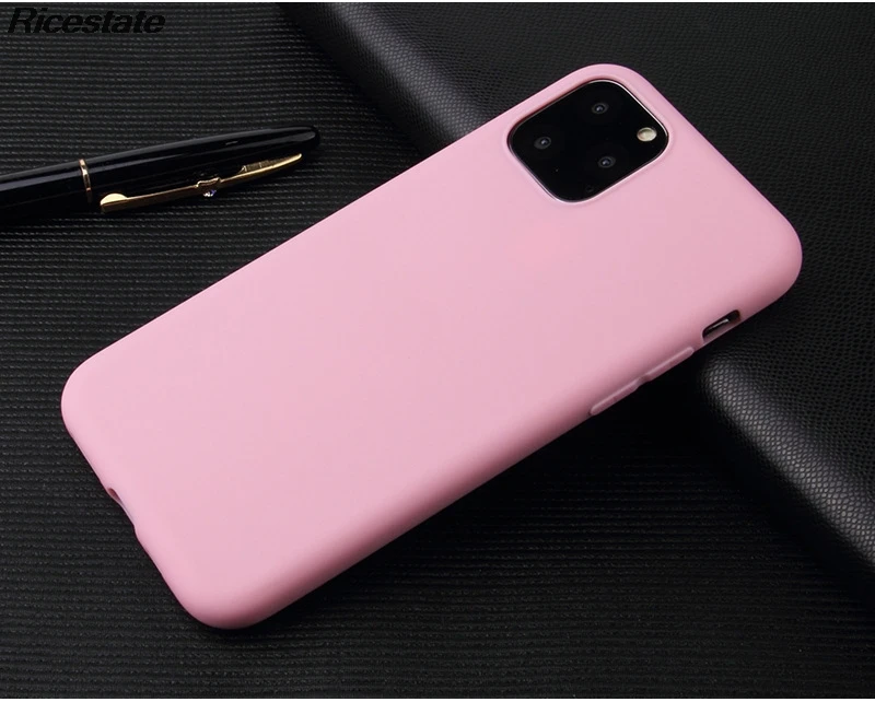 Чехол Ricestate для iphone 11 Pro Max 6 7 8 Plus матовый Мягкий силиконовый чехол X XR XS MAX защитный