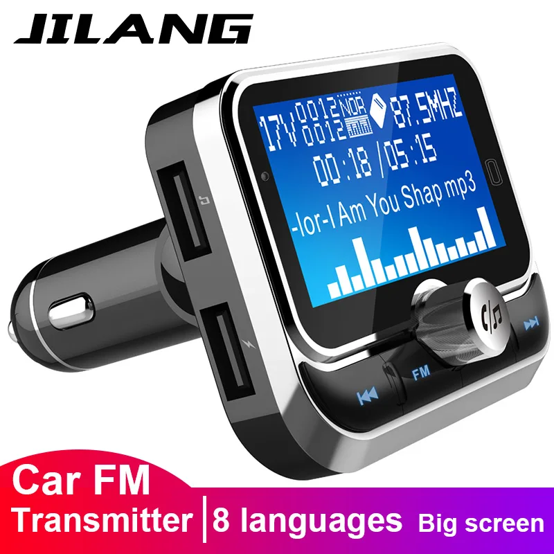 Автомобильный Bluetooth ресивер Jilang fm передатчик свободные руки беспроводной