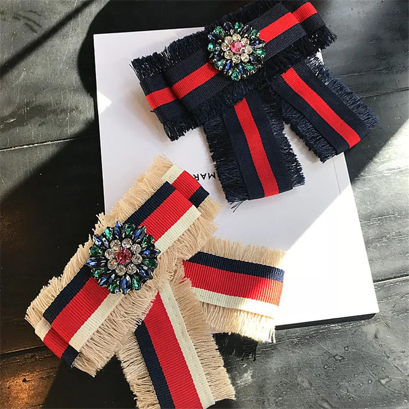 Женский галстук-бабочка в клетку полоску | Украшения и аксессуары