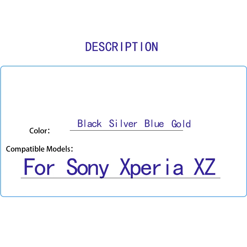

5.2" For SONY Xperia XZ F8331 F8332 LCD Display Touch Screen With Frame Digitizer Replacement For Xperia XZ Original LCD Screen