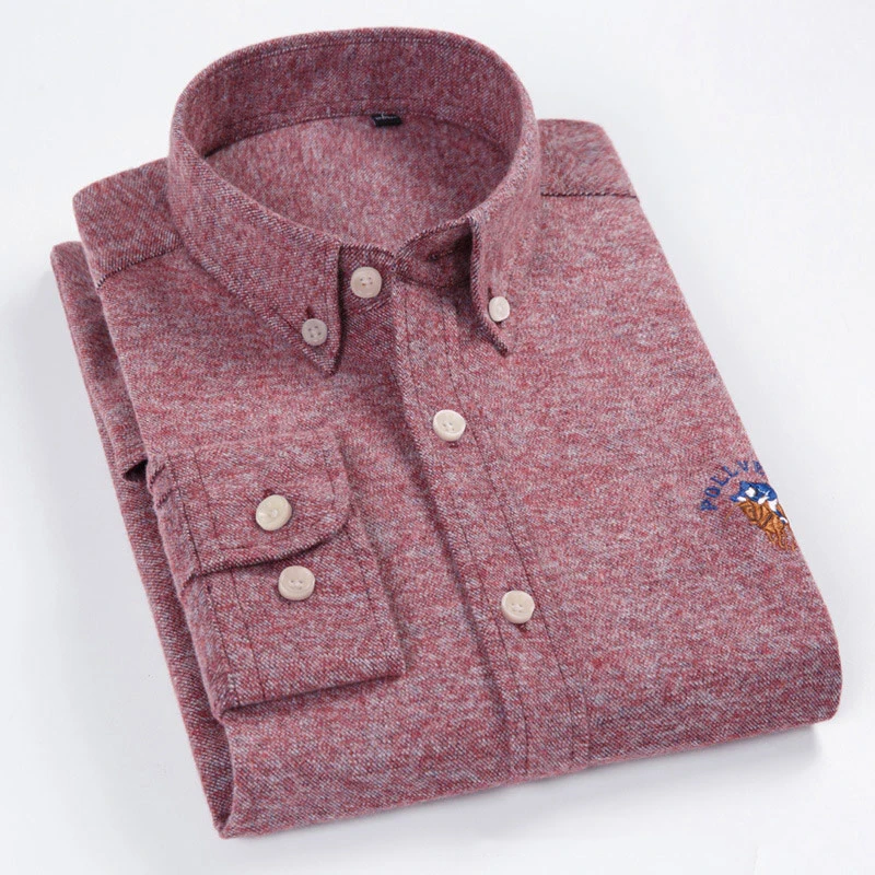 NIGRITY осень зима Мужская Фланелевая рубашка из 100% хлопка новая модель высокое