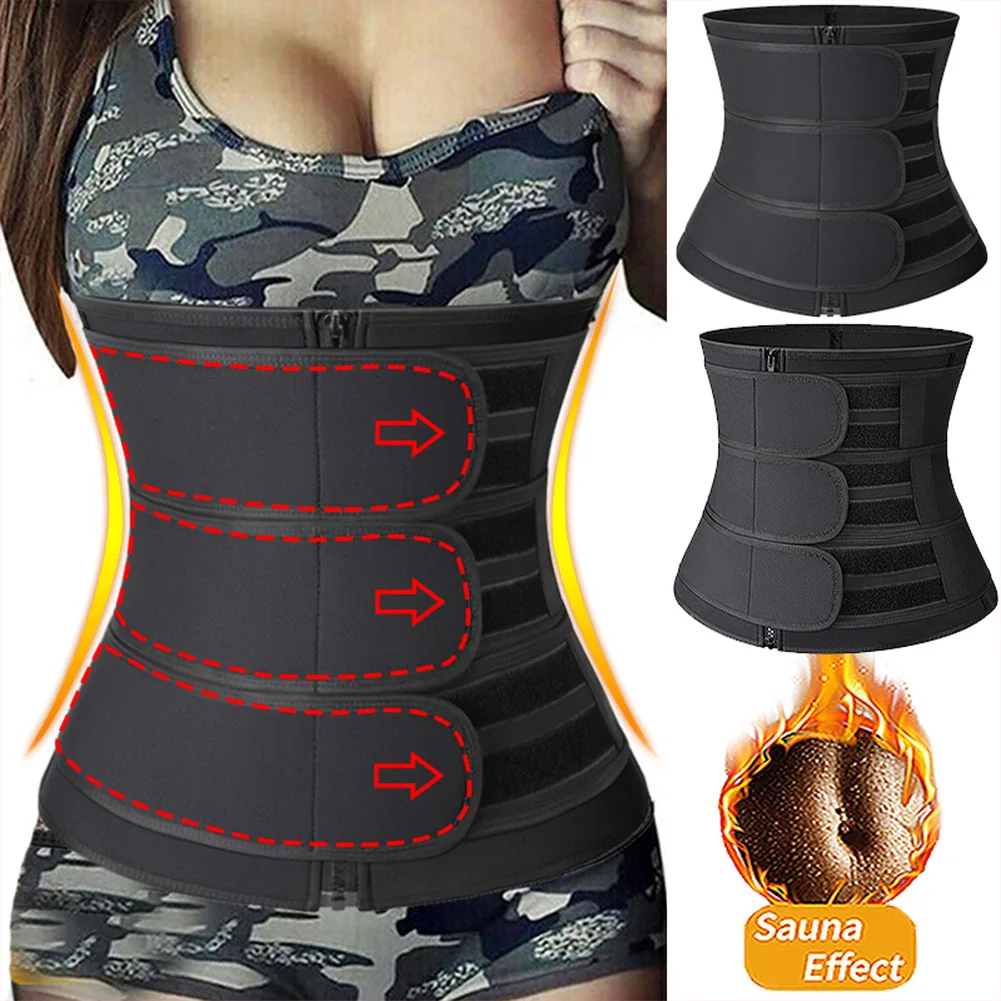 

Women Waist Trainer Body Shaper Sweat Slimming Waist Trimmer Cincher Girdle Corset Tummy Control Weight Loss for Body Shaping