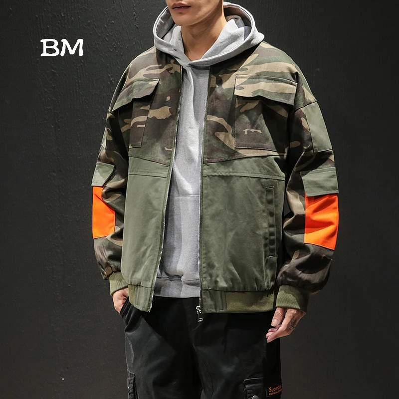 Уличная военная куртка модное камуфляжное Пальто кофта с капюшоном 2019 армейская