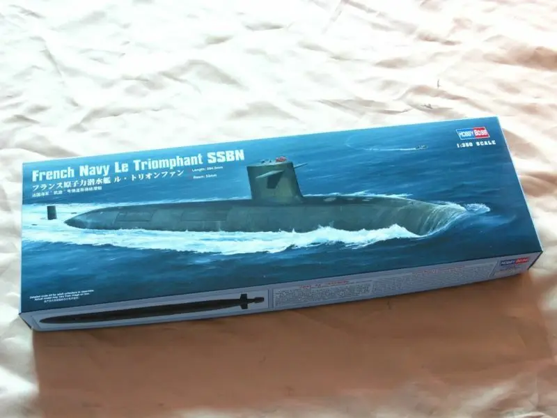Hobby Boss 83519 1/350 Le Triomphant SSBN France Nuclear Sub