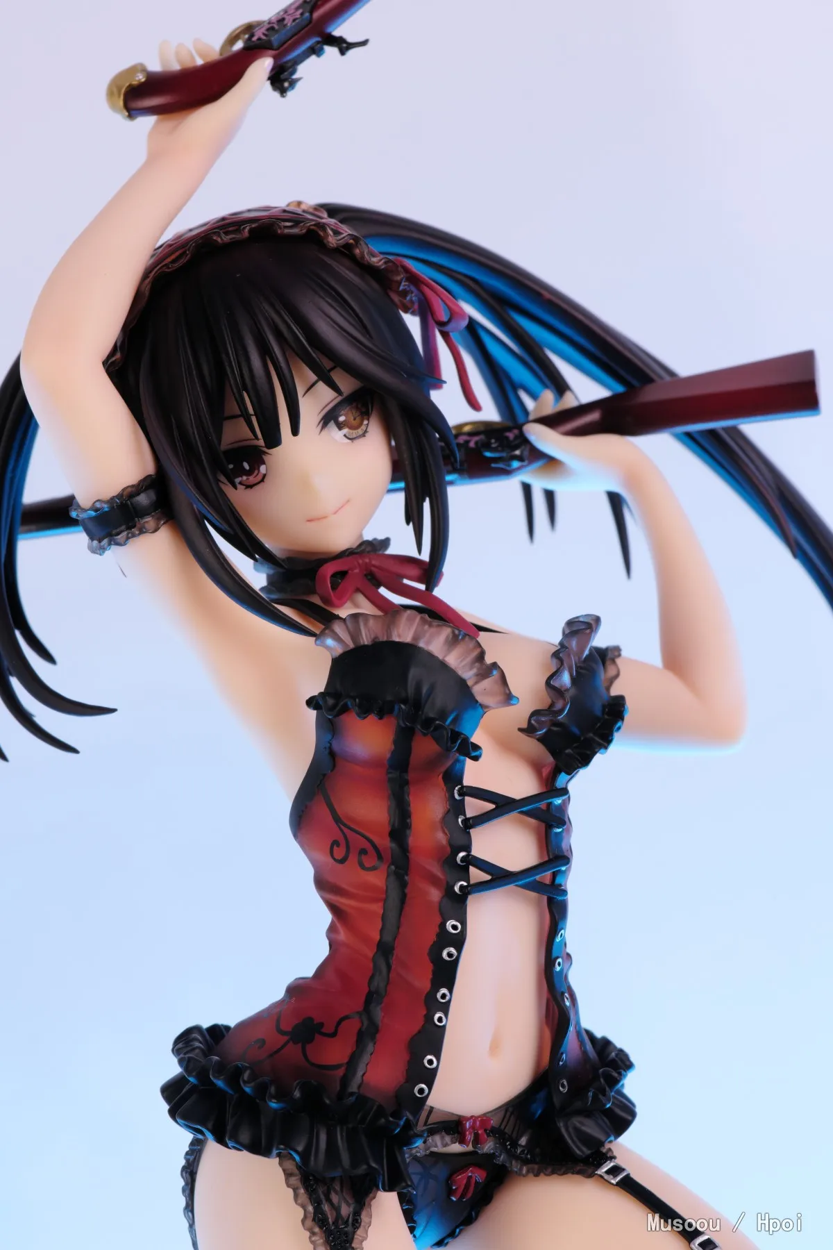 25 см японского аниме сексуальная девушка фигурки Дата живой Tokisaki Kurumi ПВХ фигурка Коллекционная модель игрушки кукла для мужчин подарок