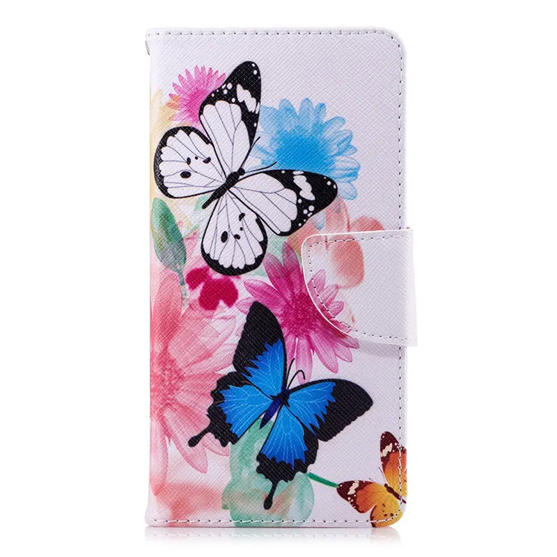 2 Butterflies Чехол для телефона с откидной крышкой чехол для Nokia 2 3 5 6 8 3310 2,1 3,1 5,1 6,1 7,1 в ретро стиле с изображением медведя сливовое дерево капа, высокое качество второй кожаный чехол D07Z - Цвет: 2 Butterflies