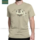Мужские футболки Yip Little Appa Avatar The Last Airbender, винтажные футболки из чистого хлопка футболки с коротким рукавом, топы большого размера с круглым вырезом