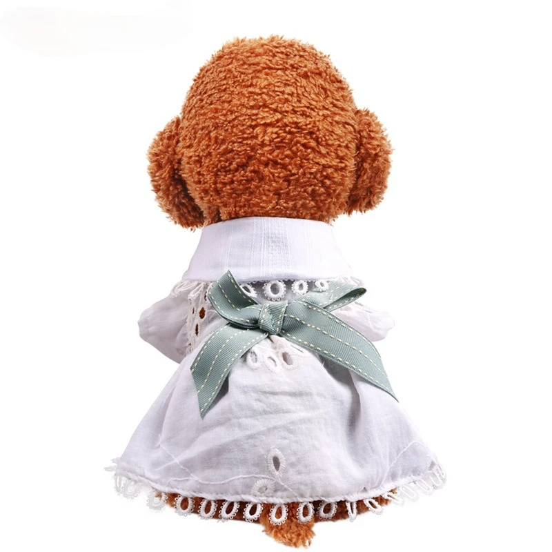 

Модная Роскошная Новая одежда для домашних животных, кошек, собак, летние платья для собак, юбка с бантом, юбка для маленьких собак, щенков