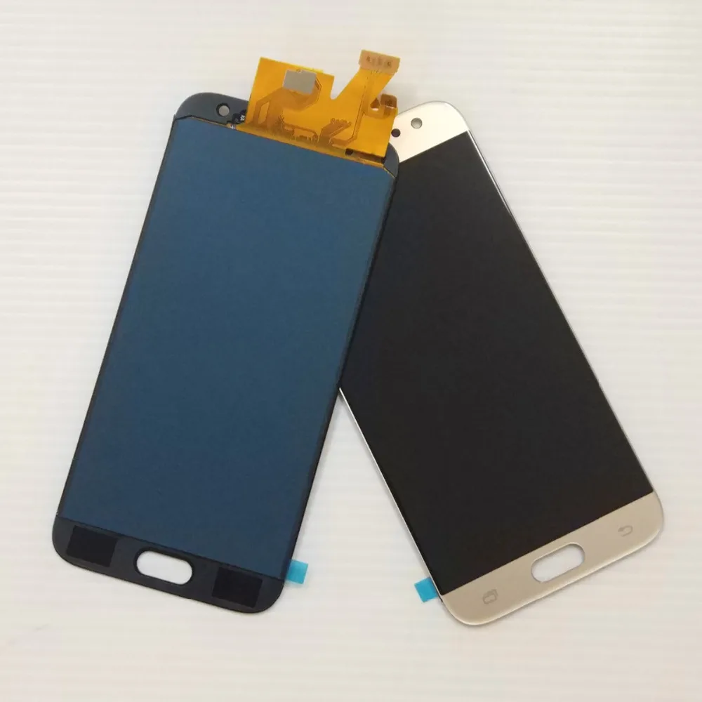 gold Brightness Adjustable For Samsung Galaxy J5 J530 J530F J530FM LCD Display Module+ Touch Screen Digitizer Sensor Assembly - Цвет: gold