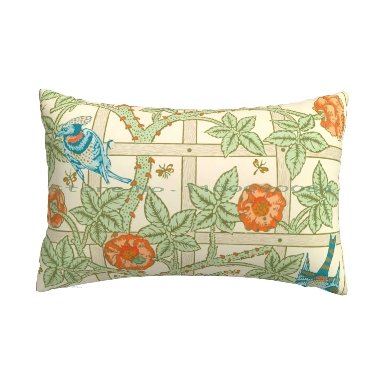 

Чехол с оригинальным рисунком на подушку 20x30 50*75, для спальни, для горного велосипеда, Вильям Морриса, Hd-Trellis, Вильям Моррис (1834-1896)