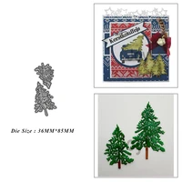 christmas tree metal cutting dies for diy scrapbook album paper card decoration crafts embossing 2021 new dies