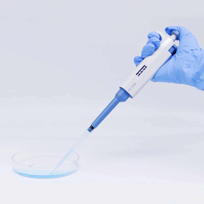 Лабораторная пипетка 0 1 10 мл одноканальная Пипетка с регулируемым объемом