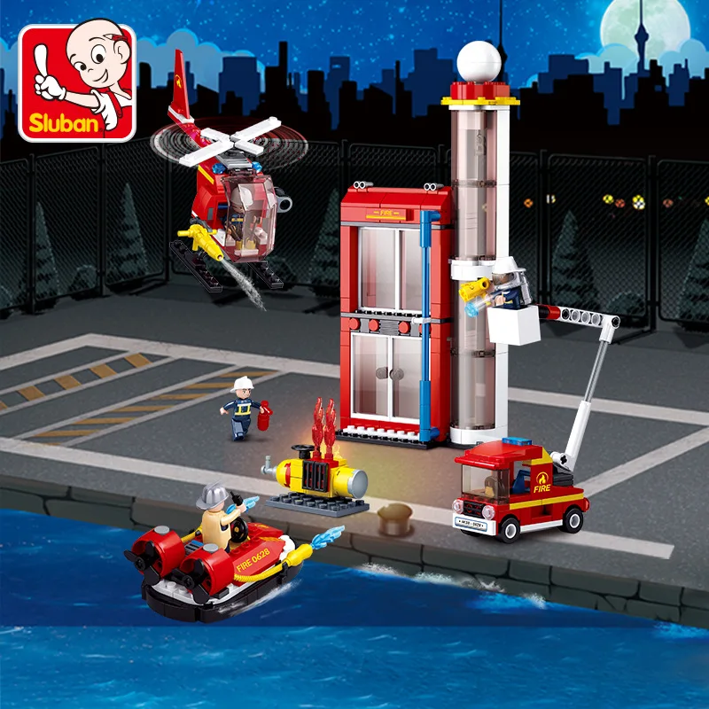 Пожарная сигнализация SLuban 425 0628 шт. обучающий конструктор Сборная модель для