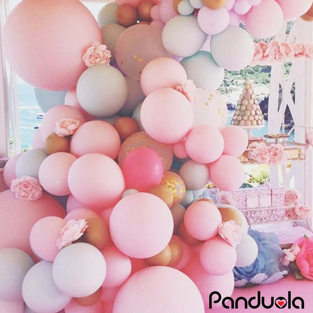 Украшения для дня рождения 18 макарон конфетных цветов воздушные шары принцесса