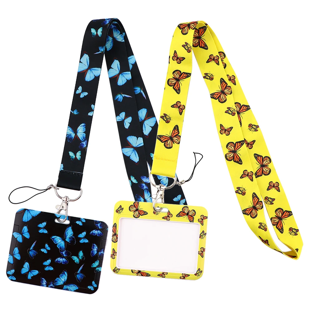 Красивый шнурок для ключей DZ1754 в виде бабочки ремешки шеи id держатель брелок