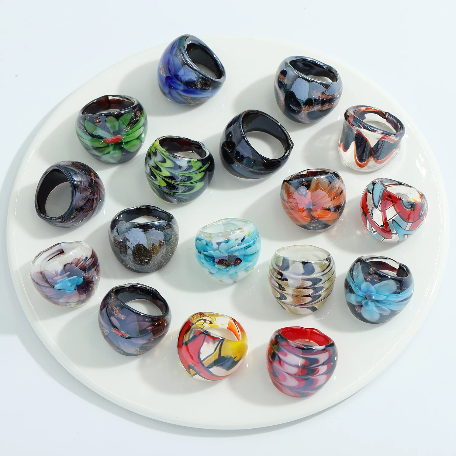 Miwens 2021 полностью глазурованные кольца для женщин и девушек уникальное