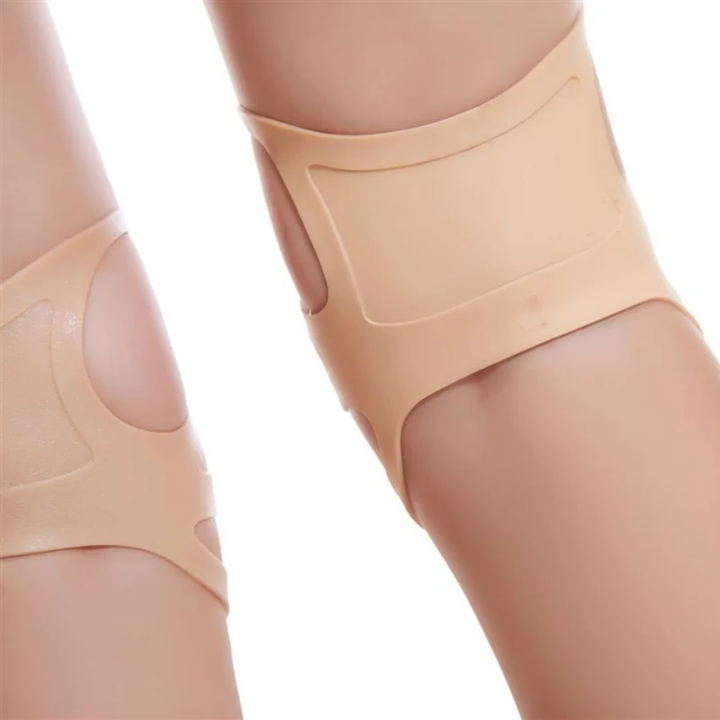 Спортивные силиконовые наколенники для фитнеса с эластичным компрессионным