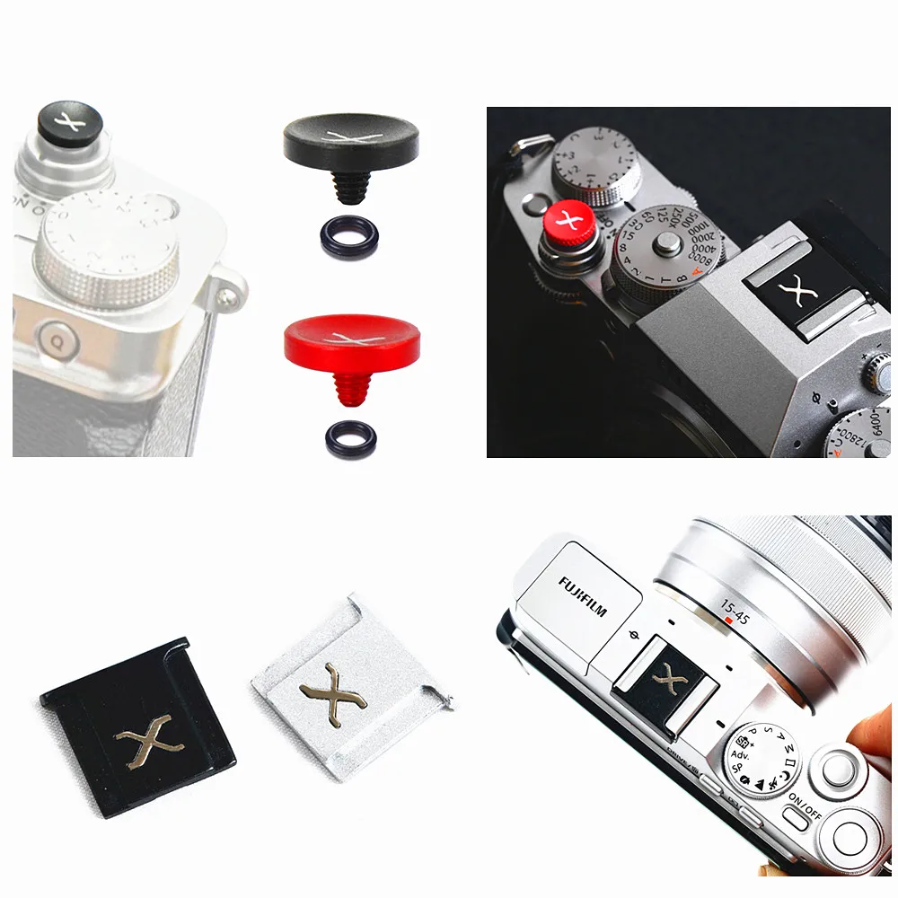 Крышка для внешней вспышки типа &quotгорячий башмак&quot и вогнутая кнопка спуска