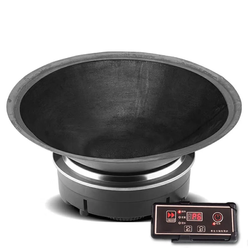 3000 Вт промышленная индукционная плита круглая вогнутая Встраиваемая горелка