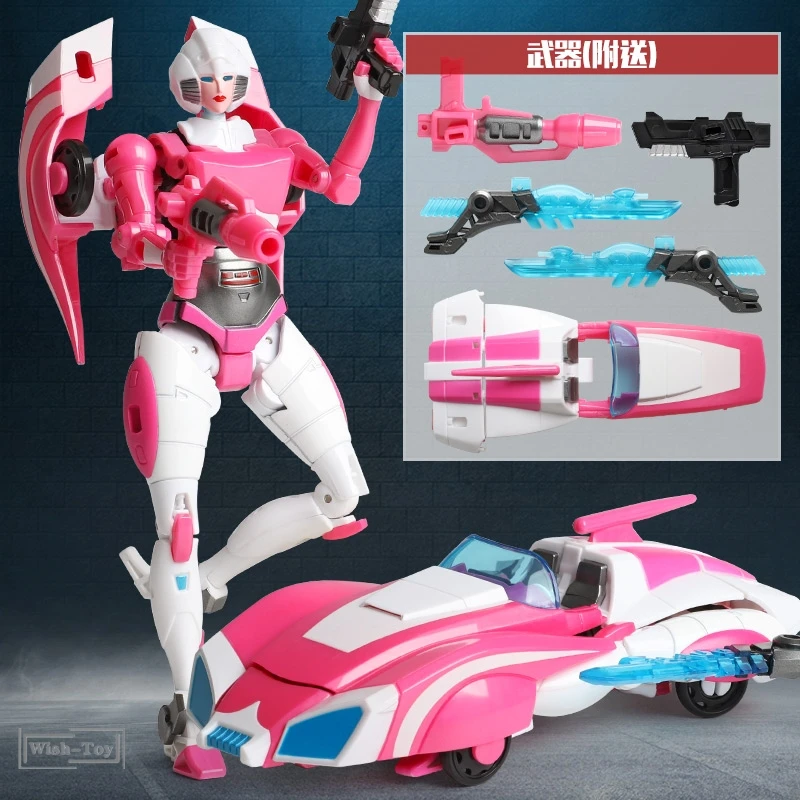Робот трансформер WJ G1 Arcee сплав IDW увеличение женский эксклюзивный аниме фигурка