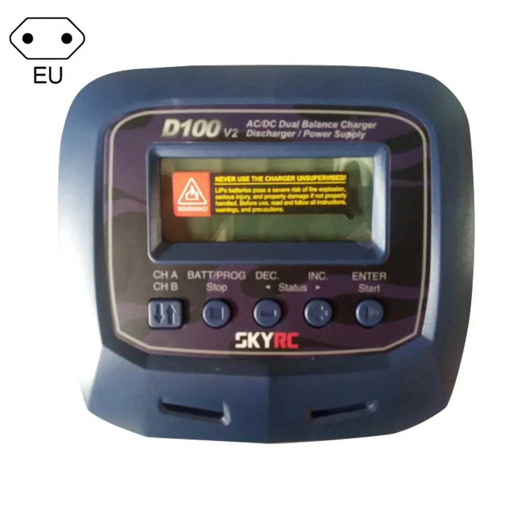 SK-100131-03 D100 V2 Charger Dual Output Intelligent Balance Charger Discharger Charge LiFe LiIon LiHV NiMH NiCd LiPo