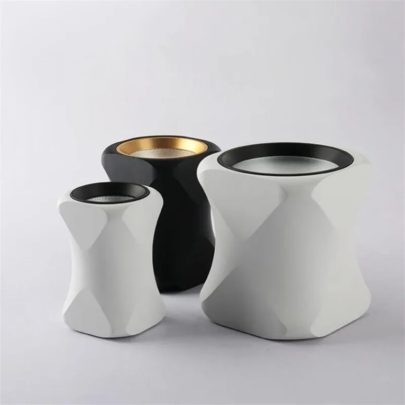 Новый модный скандинавский Черный Белый настенный потолочный светильник COB