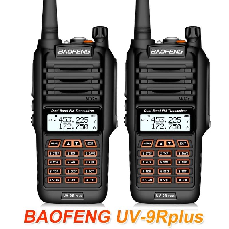 1/2/3 шт. Baofeng UV-9R плюс 10 Вт Водонепроницаемый иди и болтай Walkie Talkie “иди любительская