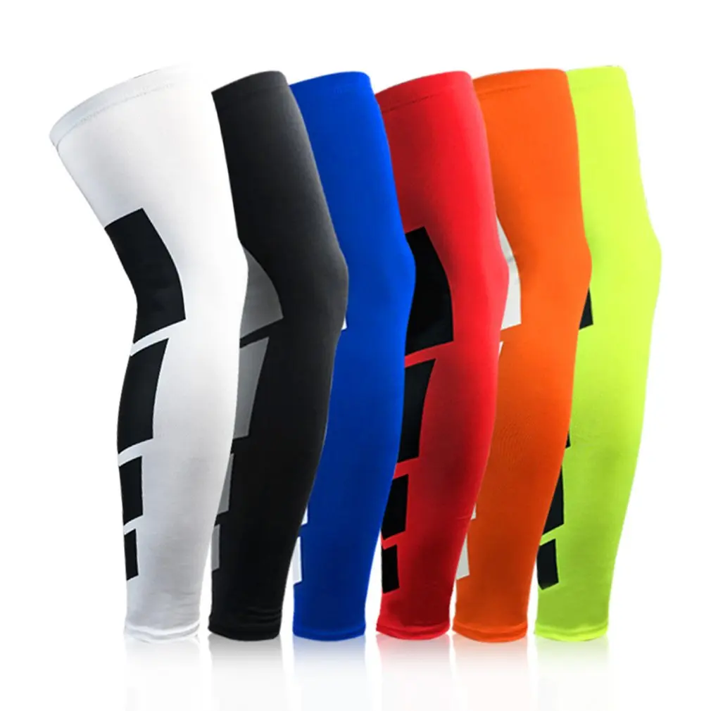 

1Pair Sports Kneepad Men Lengthen Breathable Leg Protector Knee Pads Support Fitness Gear Basketball Volleyball Brace Protector