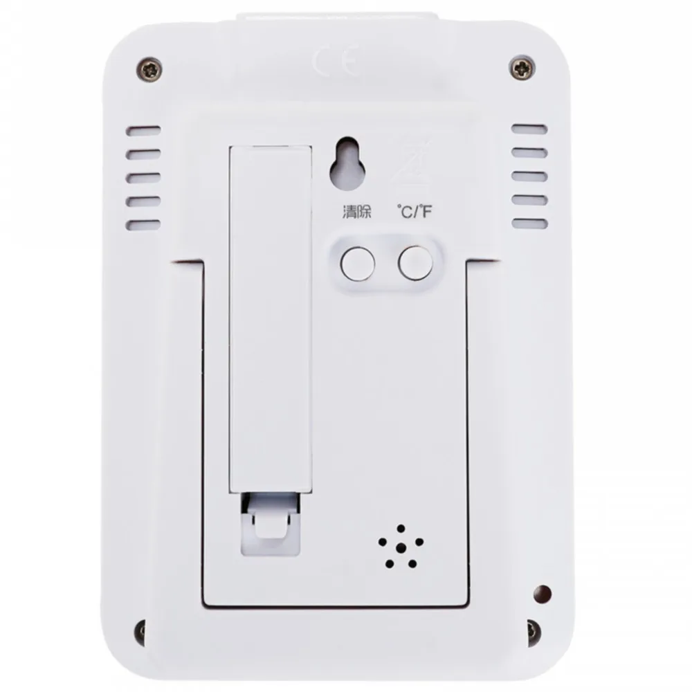 

Deli LCD Digital Temperature Humidity Meter With Clock Remind Home Indoor Electronic Hygrometer Thermometer Weather Station