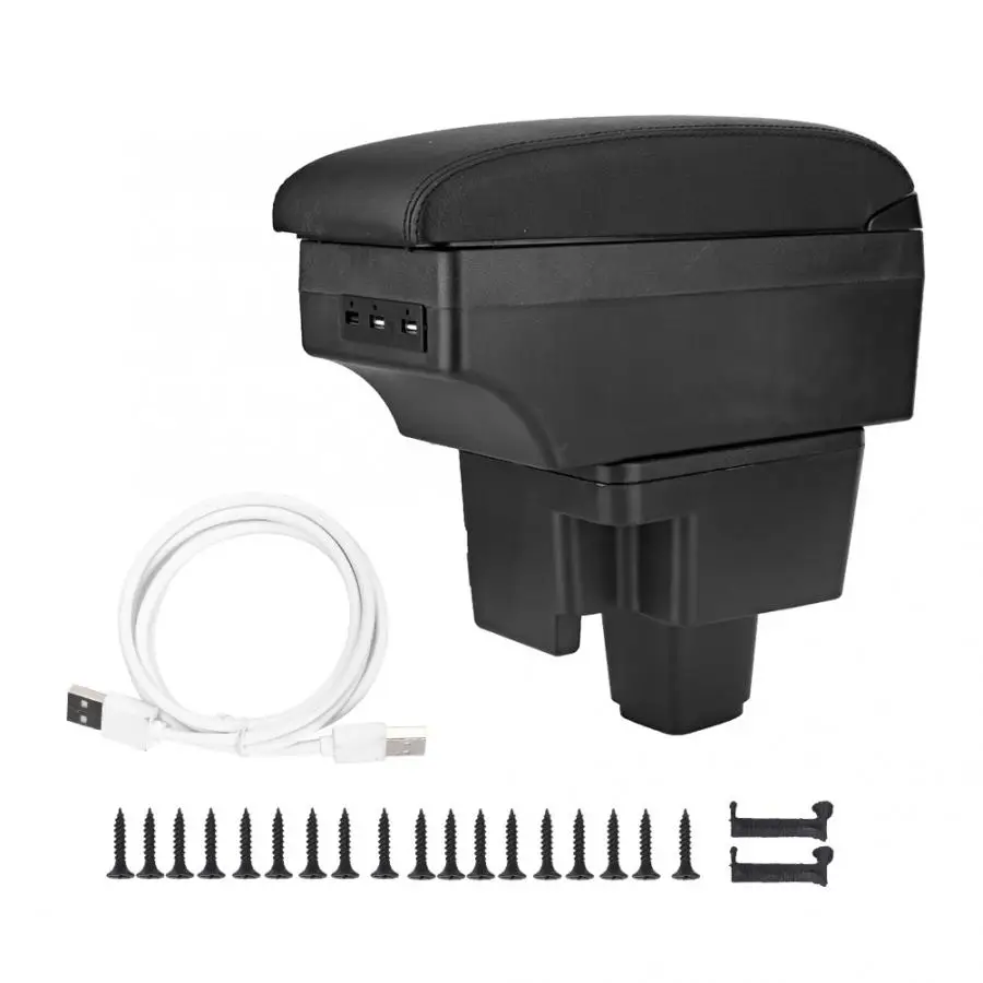 Автомобильная Центральная коробка для хранения Органайзер подлокотник