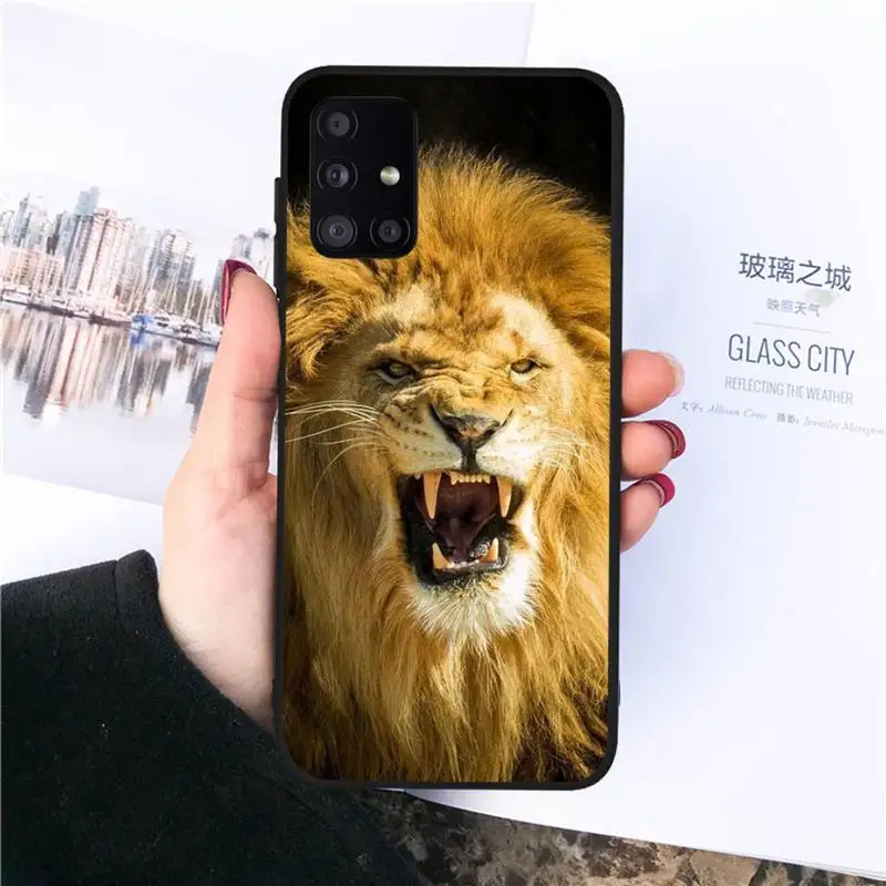 

Animals tiger lion Phone Case For Samsung Galaxy S5 S6 S7 S8 S9 S10 S10e S20 edge plus lite