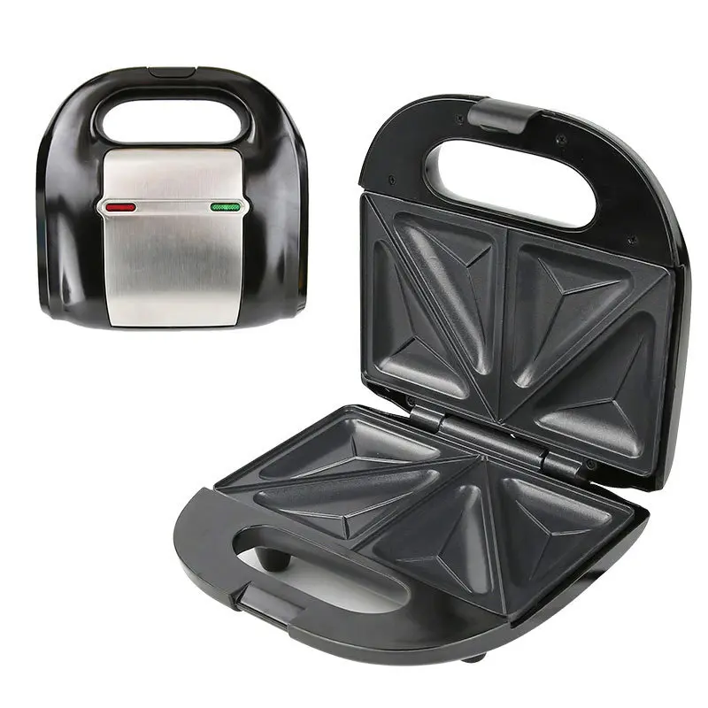 

220V Waffle iron 750w Sandwich maker breakfast machine home barbecue toaster steak electric cake pan double sided heating