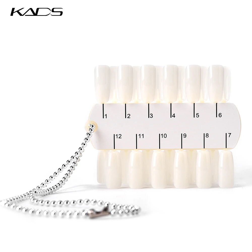 KADS 10pcs/ LOT DIY Portable Polish 24 Nail Art Design Practice Tips Display Palette Tool nail display for art | Красота и здоровье