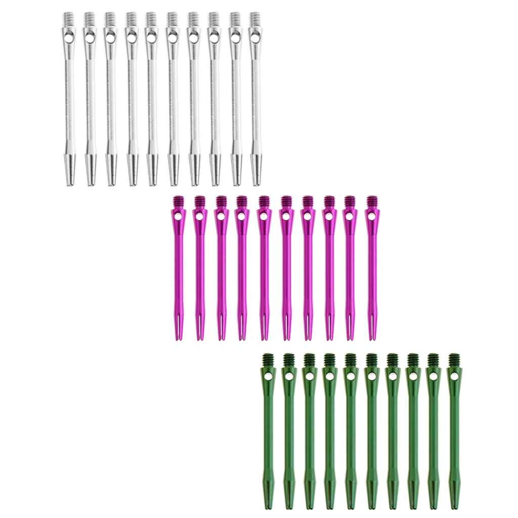 

10 Pieces/Set Durable Lightweight Alloy Dart Shafts Stems Indoor Games Accessory