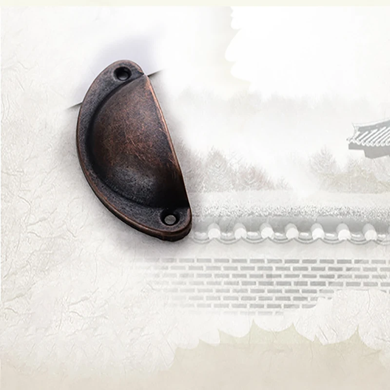 Винтажные ручки для шкафов и мебельная фурнитура дверей ящиков античная