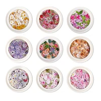 julie wang 50pcsbox wood tiny flowers accessories multiple styles for epoxy mold handmade casting mould jewelry making