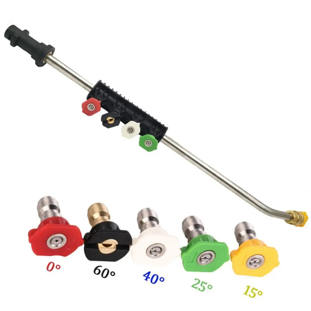 

High Pressure Car Auto Washing Clean Water Sprayer 5 Nozzle Jet Watering Lance