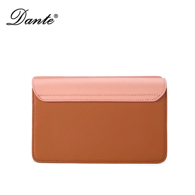 Женские сумки через плечо Dante красивые на одно из искусственной кожи со вставками