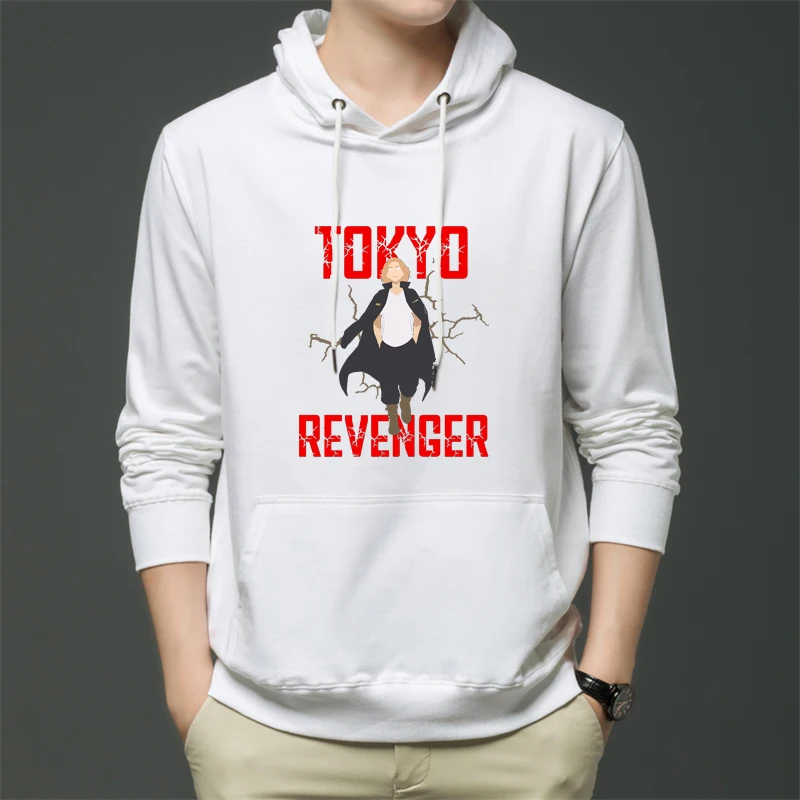 

Mens hoodies Tokyo Revengers Anime hoodies Spring and Autumn japanese streetwear thin women pullover High quality cotton Hooded