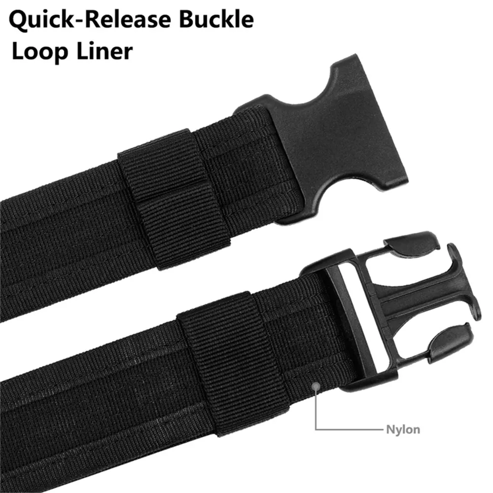 Тактический ремень регулируемый пояс с быстроразъемной пряжкой в стиле милитари