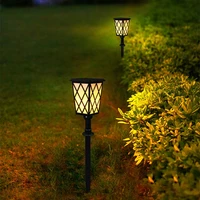 garden solar light flames torches solar lamp auto security lights flickering flames for path porch outdoor lighting