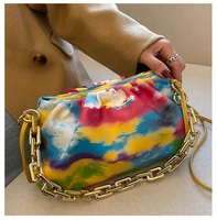 solid color pleated tote bag 2021 fashion new high quality soft leather womens designer handbag travel shoulder bags armpit bag