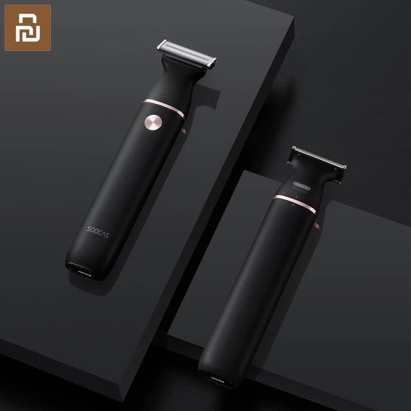 Электрическая бритва Youpin SOOCAS маленькое черное Трёхстороннее лезвие для быстрого