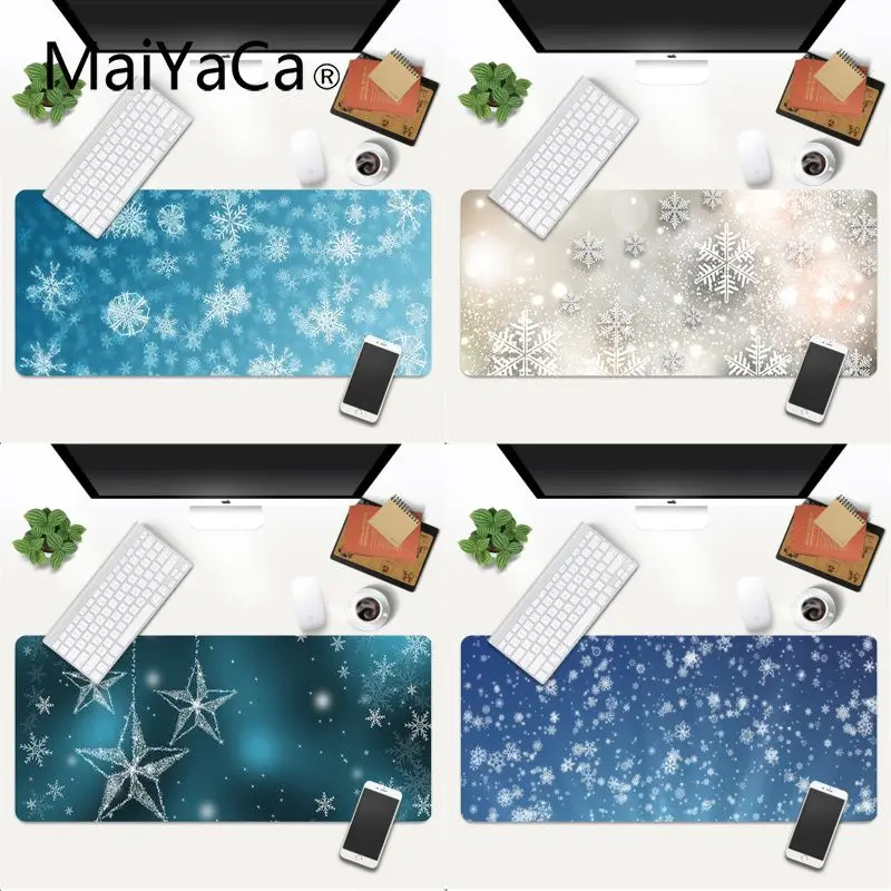 MaiYaCa игровой скоростной коврик для мыши со снежинками розничная продажа